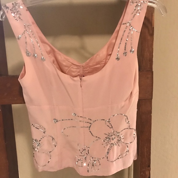 Nanette Lepore Pink Sequin Tank - Picture 2 of 2